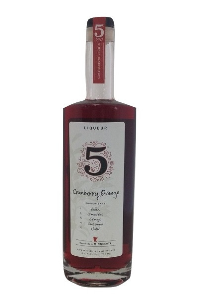 5 Infused Cranberry Orange Vodka