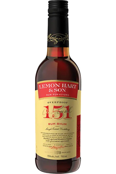 Lemon Hart 151 Demerara Rum