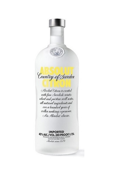 Absolut Citron Vodka 1.75 L
