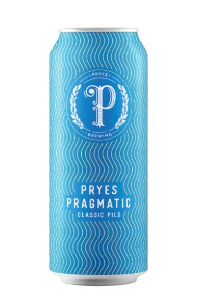 Pryes Pragmatic Classic Pils 4pk 16oz cans Pryes Pragmatic Classic Pils 4pk 16oz cans