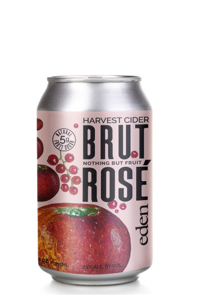 Eden Brut Rose Cider 12oz can