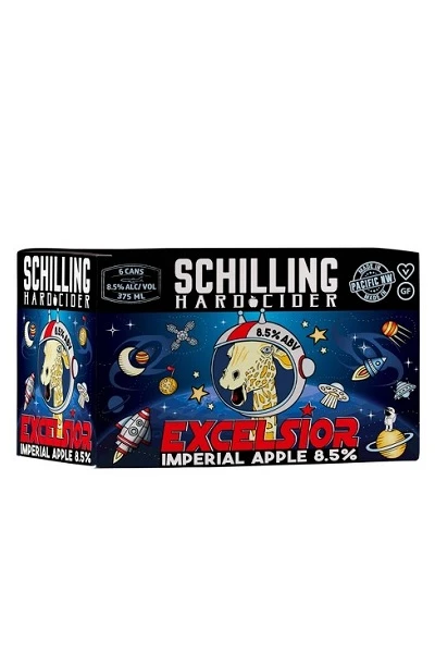 Schilling Excelsior Imperial Apple Cider 6pk cans