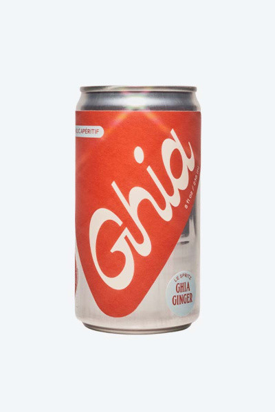 Ghia + Ginger Non-Alcoholic Cocktail 4pk/8oz cans - Surdyk's