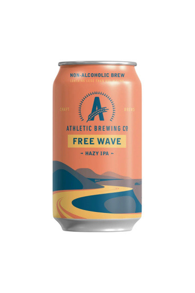 Athletic Brewing Non-Alcoholic Free Wave Hazy IPA 6pk cans