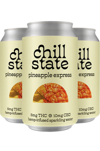 Fair State Chill State Pineapple Express 4pk 12oz cans 5mg THC