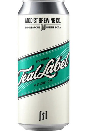 Modist Teal Label West Coast IPA 4pk 16oz cans - Surdyk's