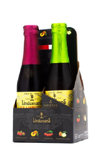 Lindemans Belgian Fruit Lambic Sampler 4pk 8.5oz bottles - Surdyk's