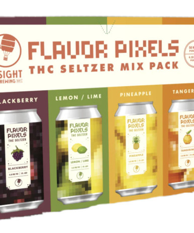 Insight Flavor Pixels 5mg THC Variety 12pk 12oz cans - Surdyk's