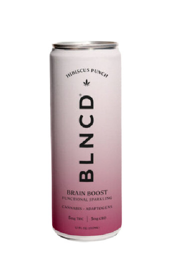 BLNCD Brain Boost 4pk 5mg THC 5mg CBD Hibiscus Punch Functional