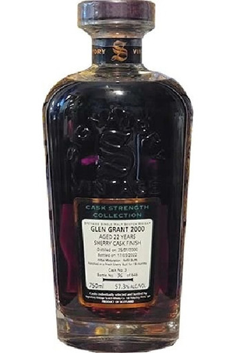 Signatory Glen Grant 2000 22yr Cask Strength Single Malt - Surdyk's