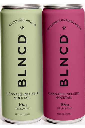 BLNCD Cannabis Infused Mocktails Variety 10mg THC 6pk cans - Surdyk's