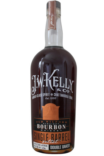 J.W. Kelly Old Milford Straight Bourbon Whiskey Single Barrel