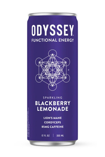 Odyssey Elixir Focus + Energy Sparkling Blackberry Lemonade single