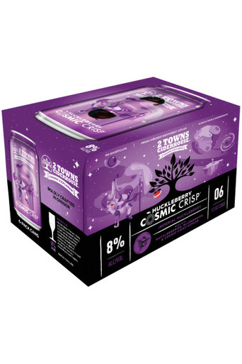 2 Towns Ciderhouse Huckleberry Cosmic Crisp Imperial Cider 6pk 2 Towns Ciderhouse Huckleberry Cosmic Crisp Imperial Cider 6pk