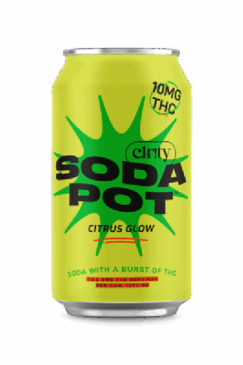 Clr!ty SodaPot Citrus Glow 10mg THC 4pk 12oz cans - Surdyk's