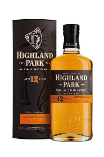 Highland Park 12 Year Old Single Malt Scotch Whisky, 700ml : :  Grocery