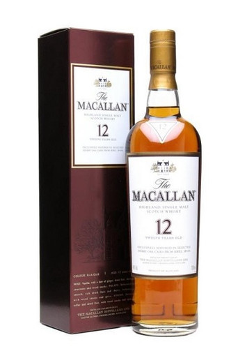 Macallan 12 year Single Highland Malt Scotch