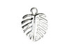 Monstera Leaf - Sterling Silver