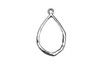 Organic Tear Drop - Sterling Silver