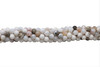 White Fire Agate Polished 8mm Round