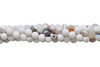 White Fire Agate Polished 10mm Round