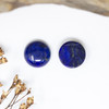 Lapis Polished 10mm Round Coin Cabochon