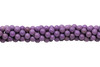 Phosphosiderite Polished 8mm Round - Light Purple