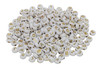 Acrylic White and Gold Alphabet Beads - 260 Beads - 10 of Each Letter