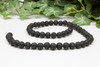 Black Lava Rock 8mm Round
