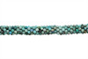 Light Blue Chrysocolla Polished 4mm Faceted Round