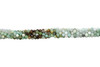 Chrysoprase Polished 4mm Faceted Round - Banded