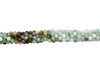 Chrysoprase Polished 4mm Faceted Round - Banded