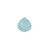 Chalcedony Polished 11mm Faceted Briolette Bead