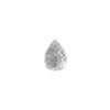 White Topaz Polished 8x13mm Faceted Drop Bead