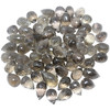 Smoky Quartz Polished 7x12mm Faceted Drop Bead