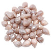 Moonstone Australian Metal Polished 9x13mm Faceted Drop Bead