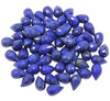 Lapis Polished 6x11mm Faceted Drop Bead