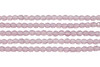 Fire Polish 4mm Faceted Round - Milky Pink
