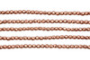 Fire Polish 4mm Faceted Round - Metallic Copper Matte