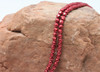 Fire Polish 4mm Faceted Round - Saturated Metallic Cranberry