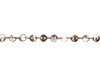 Rose Gold 4mm Round Disc Chain - Sold by 6 Inches