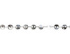 Silver 4mm Round Disc Chain - Sold by 6 Inches