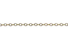 Gold 2x1mm Petite Cable Chain - Sold By 6 inches