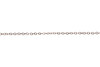 Rose Gold 2x1mm Petite Cable Chain - Sold By 6 inches