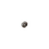 Red Copper Rhinestone 6x3mm Wavy Edge Brass Spacer Bead