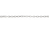 Gunmetal 4.2x4mm Fine Round Cable Chain - Sold By 6 Inches
