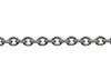 Stainless Steel 6x4.5mm Faceted Cable Chain - Sold By 6 Inches