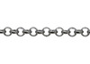 Stainless Steel 6mm Rolo Chain - Sold By 6 Inches