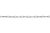 Gunmetal 7.9x2.3mm Paperclip Chain - Sold By 6 inches