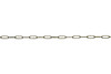 Antique Brass 7.9x2.3mm Paperclip Chain - Sold By 6 inches